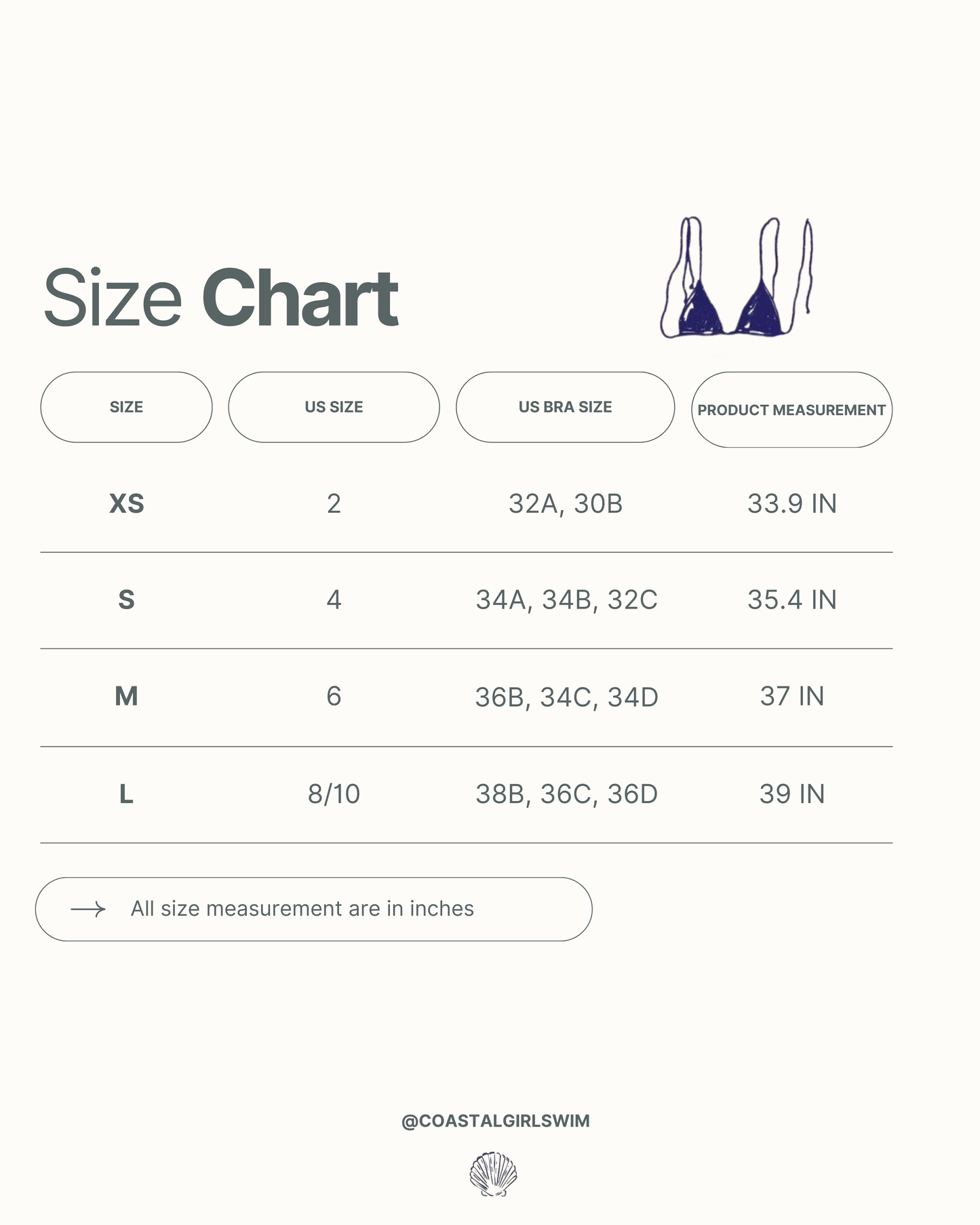 Aphrodite Bikini Top