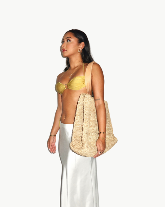 Soft Tote Bag- Natural