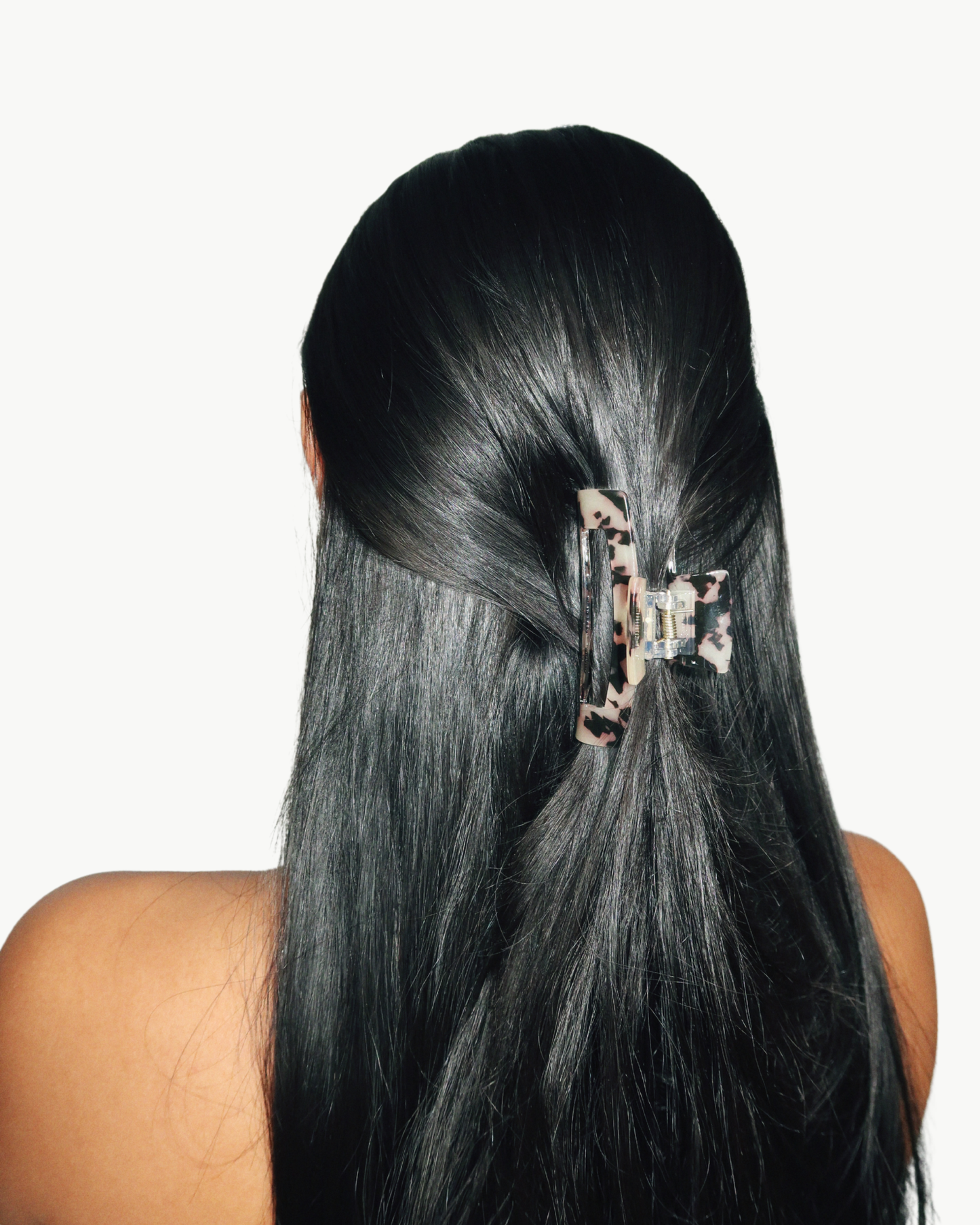 Cream Tortoise Hair Clip