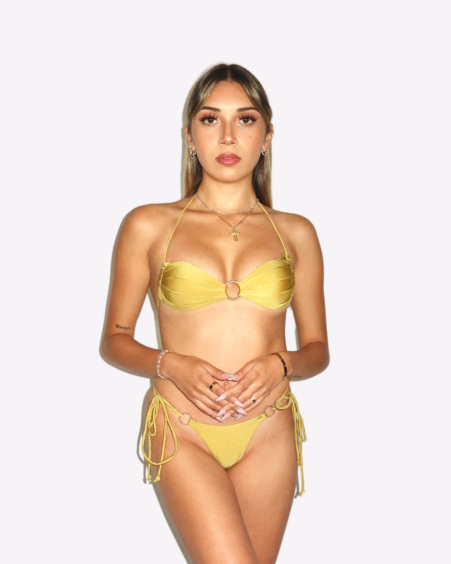 Olive Oil Bikini Top