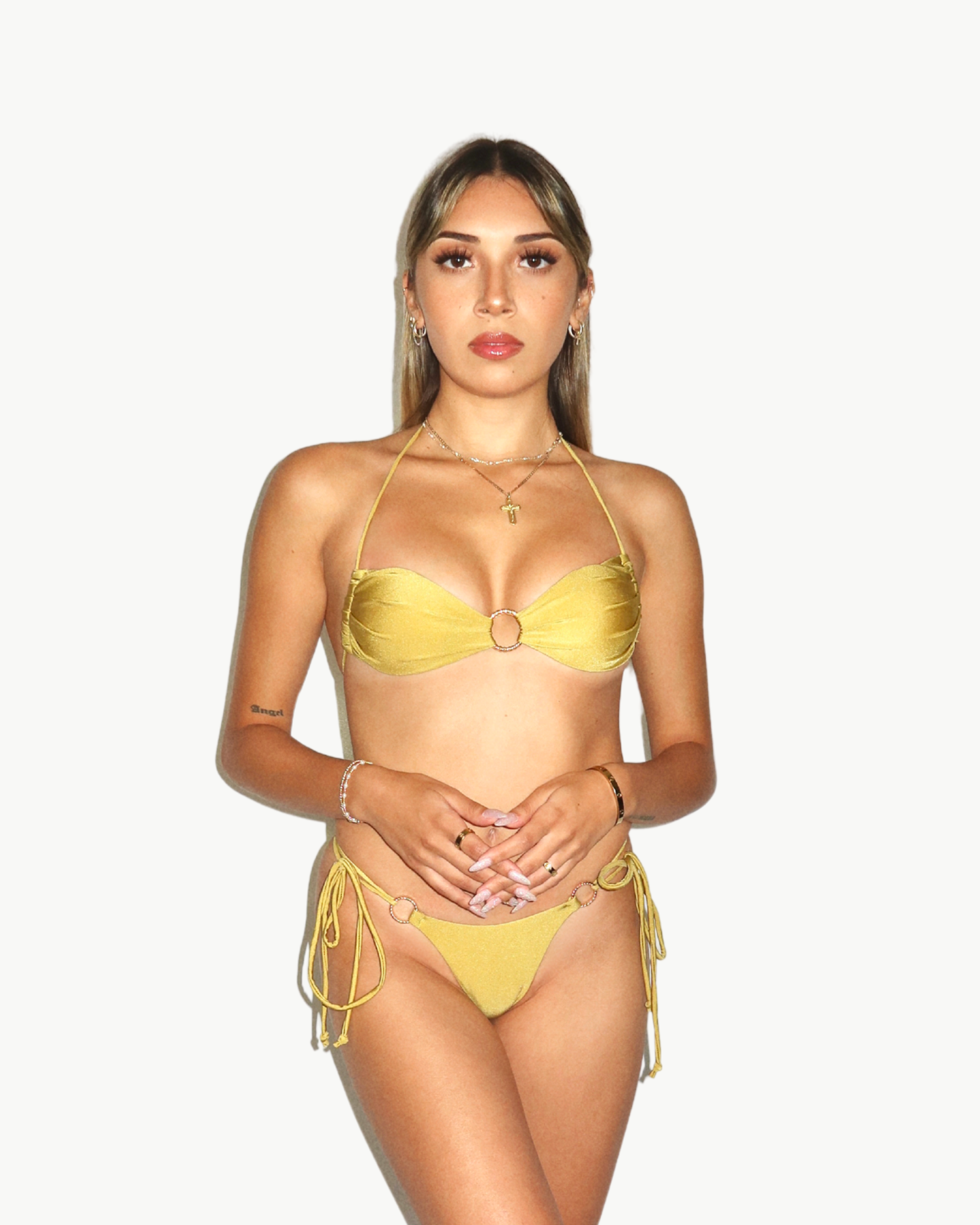Olive Oil Bikini Top