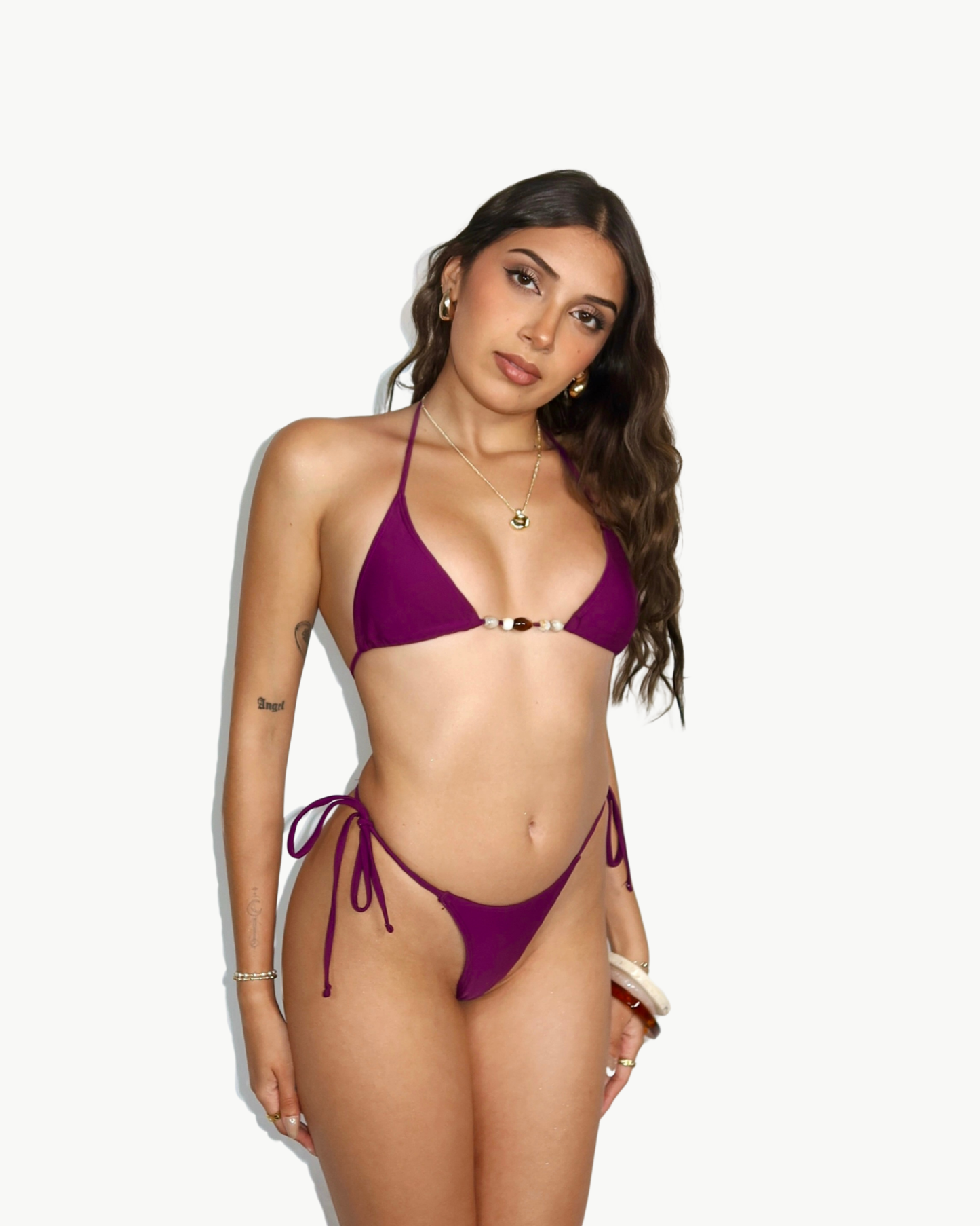 Plum Skies Bikini Top