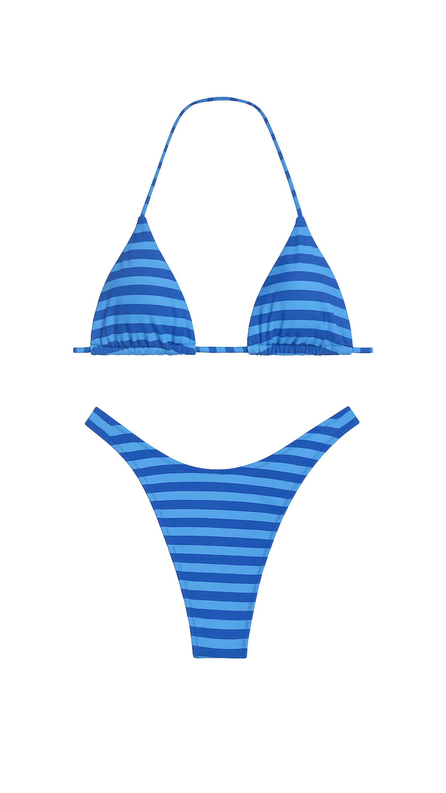 Nautical Stripe Bikini Top
