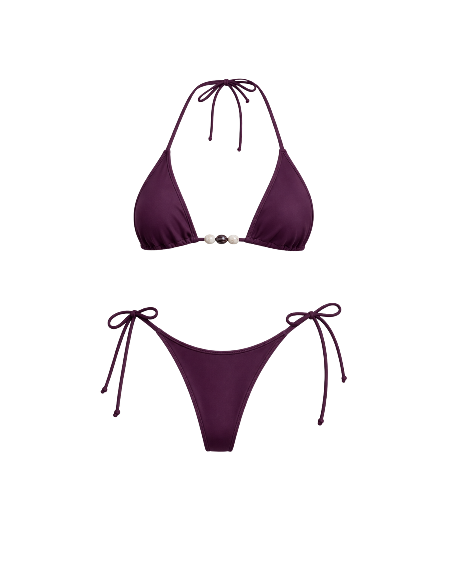 Plum Skies Bikini Bottoms